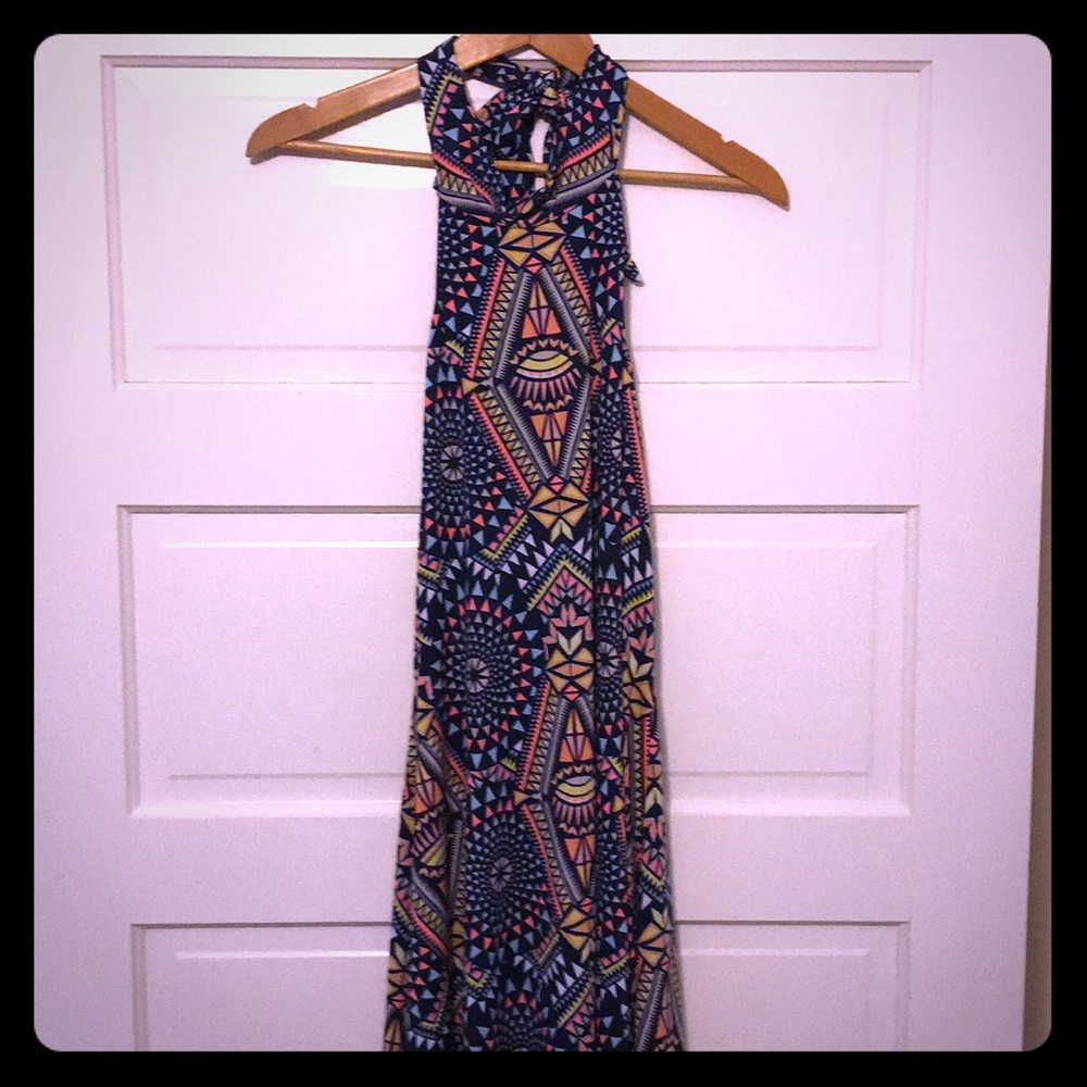 {judith march} geometric maxi dress